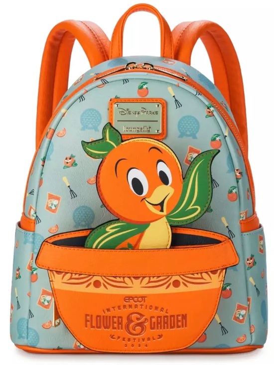 Loungefly Handbags - Disney Flower & Garden Orange Bird Backpack